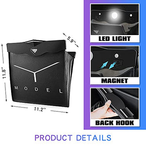 Arcoche Tesla Model Y Trash Can Back Seat Garbage Bag with Hanging Magnetic  Buckle Waterproof for 2020 2021 2022 2023 Model Y Accessories (1 Pack) :  : Car & Motorbike