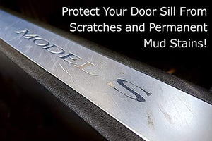 Tesla Model S Front Door Sill Clear Protection Vinyl