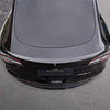 Rear Trunk Wing Performance Spoiler for Tesla Model Y (Gloss Carbon Fiber Pattern)
