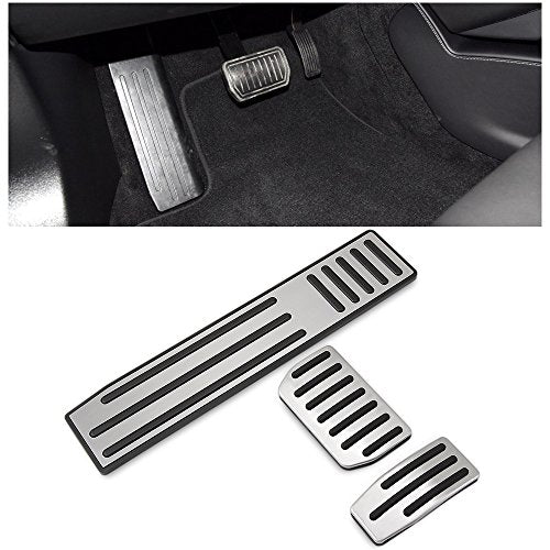 Stainless Steel NO DRILL Car Fuel Brake Foot Pedal for Tesla Model S and Model X