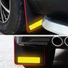 Car Mud Flaps Fit for Jaguar I-pace, PVC Soft Material Mud Guards with Splash, Scratch and Abrasion Resistance,4 Pcs （Yellow Reflective Strip）
