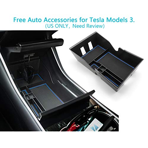 Car Armrest Console Organizer Tray Stowing Organizer Key Box for Tesla Model 3 Insert ABS Black Materials Tray, Armrest Box Secondary Storage