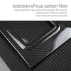 100% Real Glossy Carbon Fiber Center Console Overlays for 2021-2023 Tesla Model 3 & Y