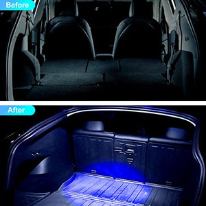 Super Bright 6000K Diamond White LED Trunk Light for Tesla Model Y (White, 1-Piece)