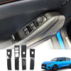 Carbon Fiber Door Handle Window Lift Button Covers for Mustang Mach E
