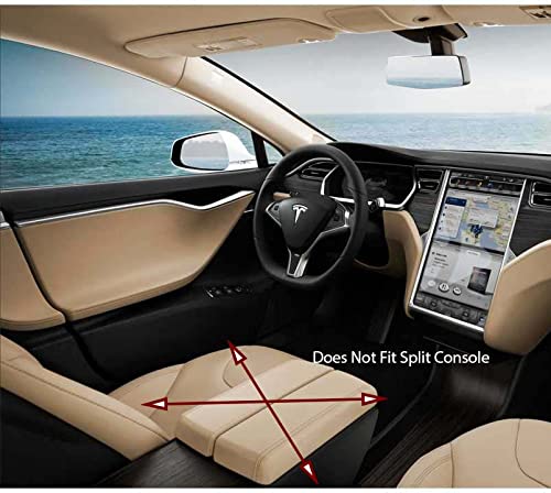 Neoprene Armrest Cover for 2018-2022 Tesla Model S (Tan)