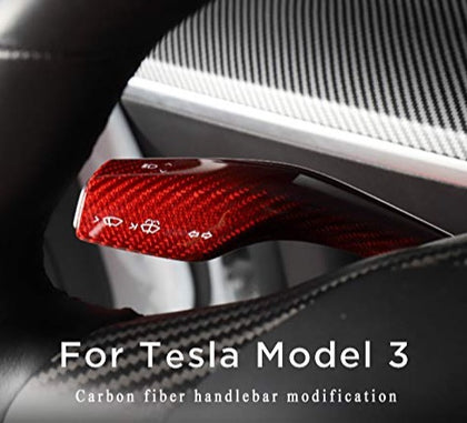 Real Carbon Fiber Red Column Shifter