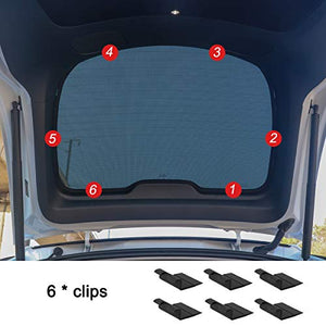 Tesla Model Y Rear Window Sunshade