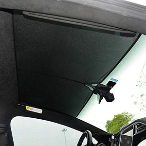 Foldable Winshield Sunshade Above The 1st Row for Tesla Model X