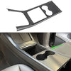 Center Console Panel Frame Decoration for Tesla Model Y Car Interior Accessory ABS Plastic Imitation Carbon Fiber Inner Protection Trim