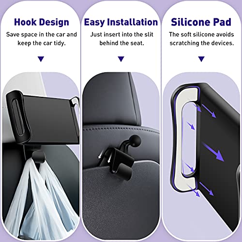 Adjustable Backseat Tablet/Phone Mount for Tesla Model S, 3, X, & Y