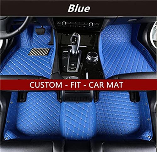 Customized Car Mats are Suitable for Volkswagen ID.4 CROZZ / 2021 Year Waterproof Lining Full Set of Environmentally Friendly Flooring (Blue,ID.4 CROZZ / 2021 Year)