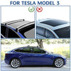 Tesla Model 3 Roof Rack Aluminum Cargo Cross Bars (2 Piece Set)