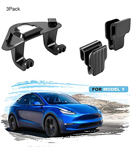 Trunk & Front Trunk Grocery Hooks for 2020-2022 Tesla Model Y (3 Piece Set)