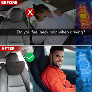 Super Soft Neck Support Headrest Pillows for Tesla Model 3 & Y (2 Pieces)