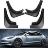 Tesla Model 3 Mud Flaps Front Rear Splash Guards Fender Kit-No Need to Drill Holes 2016-2023