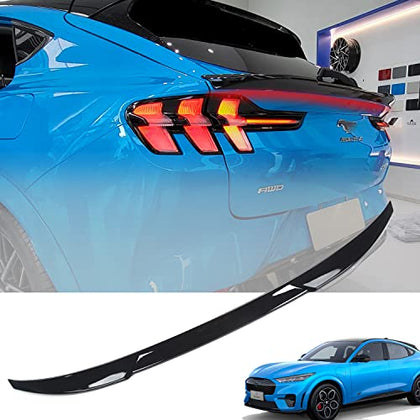 Glossy Black Rear Spoiler Trunk Spoiler Wing for Mustang Mach E