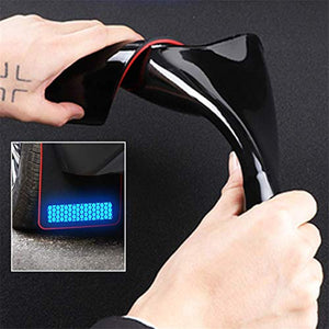 Car Mud Flaps Fit for Jaguar I-pace, PVC Soft Material Mud Guards with Splash, Scratch and Abrasion Resistance,4 Pcs （Blue Reflective Strip）