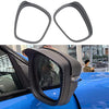 Car Rear View Mirror Rain Cover for Ford Mustang Mach-E 2021, Sun Visor Eyebrow Carbon Fiber Anti-rain Shade Guard Molding Trim Frame Accessories
