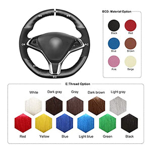 Matte Carbon Fiber + Suede Car Steering Wheel Cover for Tesla Model S 2012-2021 / Model X 2016-2020
