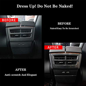 Tesla Model S & X Carbon Fiber Rear Air Vent Cover