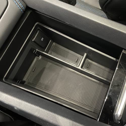 Mustang Mach-E Armrest Storage Box Organizer w/o Coin Holder Center Console Tray Accessories