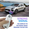 TPU Key Fob Cover Case for 2017-2021 Porsche Panamera Cayenne Macan Taycan 911 918 Carrera Full Protection Smart Key Remote (White)