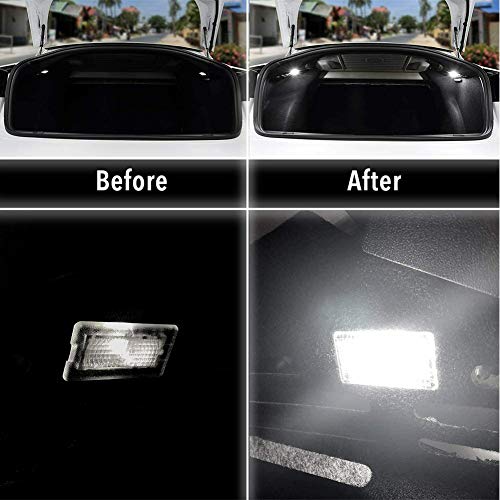 Tesla Interior LED Lights Ultra-bright Tesla Accessories Replacement Lights for Tesla Model 3 Model S Model X Model Y with Prying Tool (Internal Pure Lighting White)