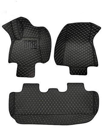 Custom Fit [Made in USA] All Weather Heavy Duty Full Coverage Floor Mat Floor Protection [Front and Rear] for 2020 Tesla Model Y 5 seat Layout - Black Single Layer