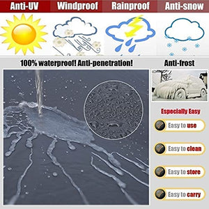 Car Cover is Compatible with Volkswagen Karmann ID.3 ID.4 ID.6,Waterproof,All-Weather,Wind and Snow,UV,Bird droppings,not Easy to Break,Safe Parking at Night (Color : B, Size : ID.3)