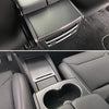 Matte Black Carbon Fiber Center Console Dashboard Vinyl Wrap Cover Kit for Tesla Model X & Tesla Model S