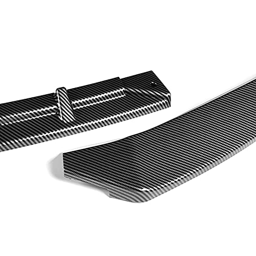 ABS Painted Carbon Fiber Front Bumper Lip Spoiler for 2016-2020 Tesla Model S (STP-Style)