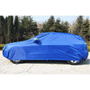 Car Cover Compatible with Jaguar XE XF XJ S-Type I-PACE F-PACE F-Type XK XLE XFL E-PACE Waterproof Breathable Sun Protection Rain Car Cover (Color : Logo, Size : I-PACE)