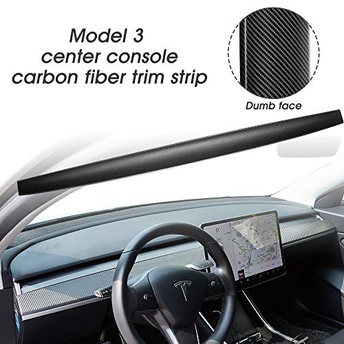 Tesla Model 3 & Y Real Carbon Fiber Dash Cap