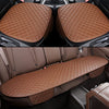 Car Interior Seat Cushion Cover for Jaguar E-PACE F-PACE I-PACE XE XF XFR XJ6 X-Type S-Type PU Leather Diamond Mats 3 Pack (Coffee)