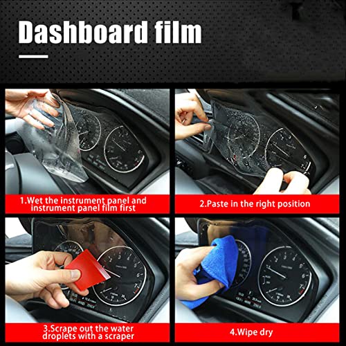 Car Interior Center Console Transparent TPU Protective Film Anti-Scratch Repair Film Accessories, for Volkswagen ID.4 2021-2022