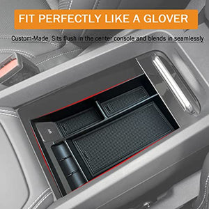 Mustang Mach-E Armrest Storage Box Organizer 2021-2022 Center Console Tray Accessories 2021