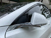 Side Window Vent Visor 4 Piece Set for Tesla Model 3 2017~2021/Safe RAIN Out-Channel Guard Deflector (Black)