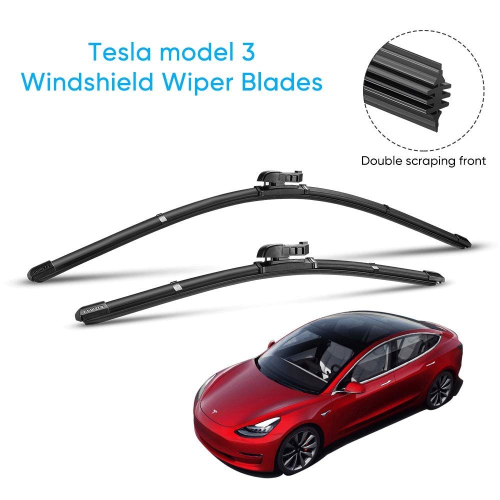 Tesla Model 3 & Y All-Season Replacement Windshield Wiper Blades – The EV  Shop