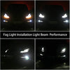 2 Color White & Amber LED Fog Light Lamps for Tesla Model 3 & Y (2 Pieces)
