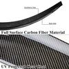 Plaid Inspired Real Carbon Fiber Trunk Spoiler with Glossy Finish for 2012-22 Tesla Model S