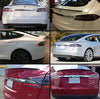 Glossy Carbon Fiber Factory Style Trunk Lid Spoiler Wing Compatible with 2012-2021 Tesla Model S 60D 75D P85 P90D P100D