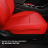 Tesla Model 3 Red Leather Seat Covers