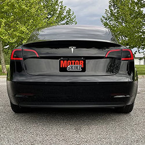 PreCut Vinyl Smoke Tint for 2017-2022 Model 3 Tail Light & Reflector (1. Full Taillight, 20% Dark Smoke)