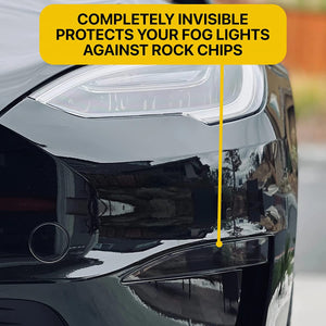 Fog Lights Clear Protection Film (PPF) for 2021-2022+ Tesla Model S/Model X (Plaid & Long Range) 10mil - Made with XPEL Ultimate Plus 10