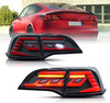 Sport Style LED Tail Lights For Tesla Model 3 & Model Y With Start Up Animation Sequential Indicator US Version Rear Lamps