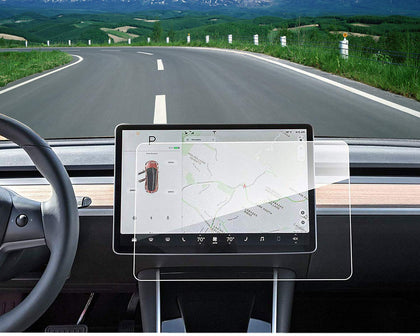 Tesla Model 3 & Y 9H Tempered Glass Screen Protector