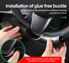 Carbon Fiber Steering Wheel Bottom Cap for Tesla Model 3 & Y