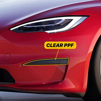 Headlights & Fog Lights Clear Protection Film (PPF) for Tesla Model 3 /  Model Y