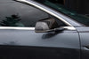 ABS Carbon Fiber Side View Mirror Housing with Built in LED Turn Signal Indicator Light for Tesla Model 3